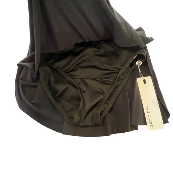 NWOT Miraclesuit Magicsuit Solids Jersey Tennis Swimsuit Skirt size 8 skort - Picture 8 of 16